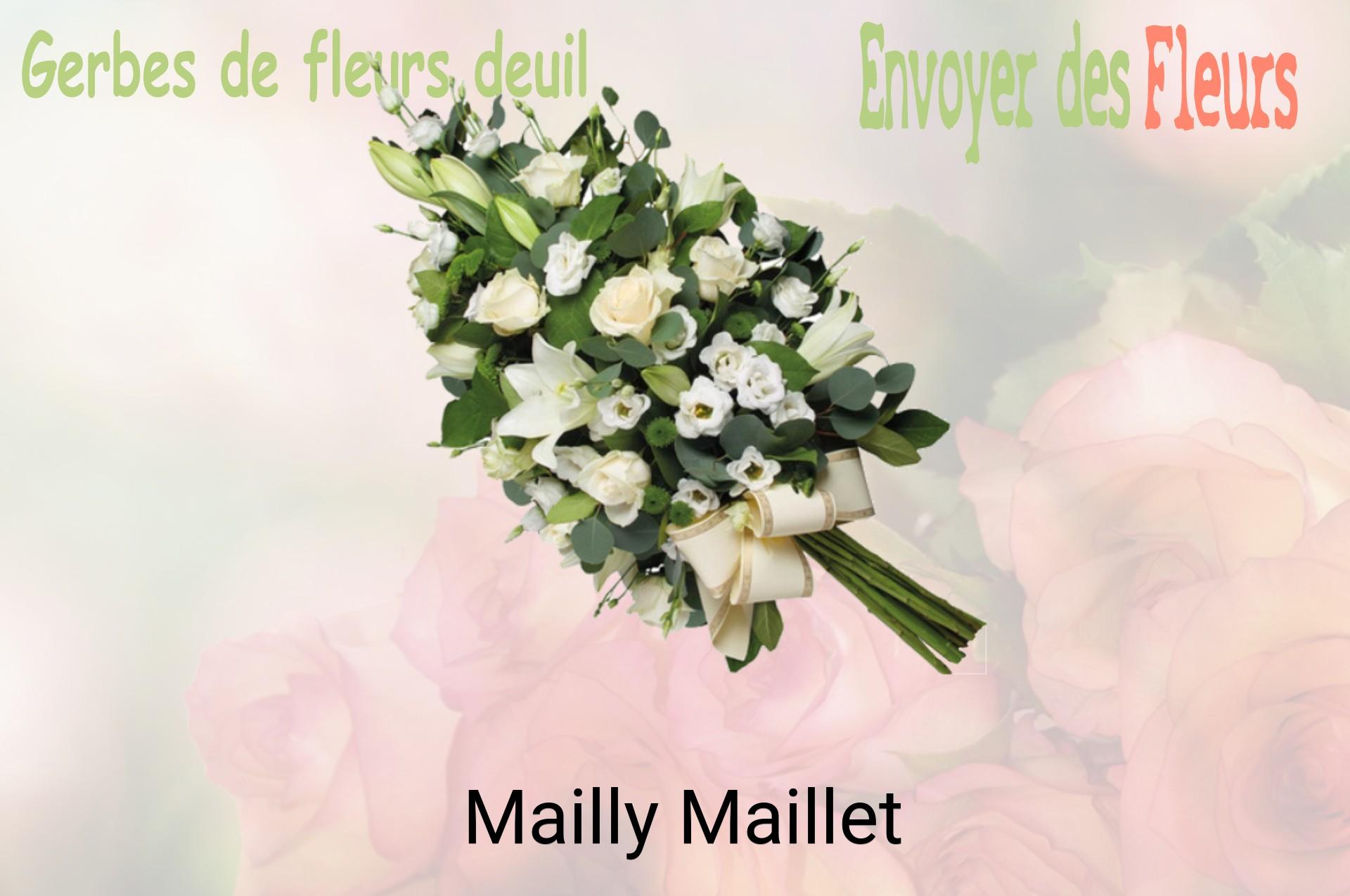 Gerbe de fleurs de deuil livrée à Mailly-Maillet
